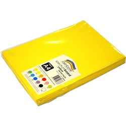 Rainbow Spectrum Board 200gms A4 100 Sheets Yellow