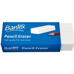 BANTEX PLASTIC ERASER LARGE 8110 07