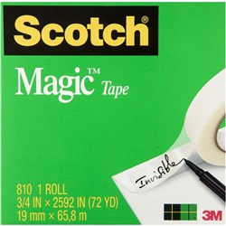 SCOTCH 810 MAGIC TAPE 18mmx66m