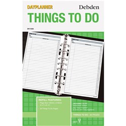 Debden Dayplanner Refill Things To Do 216X140Mm