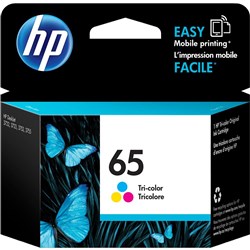 HP INK CARTRIDGE 65 TRICOLOUR N9K01AA