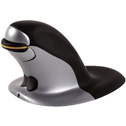 FELLOWES® PENGUIN MOUSE Mouse Ambidextrous Vertical Wireless Medium