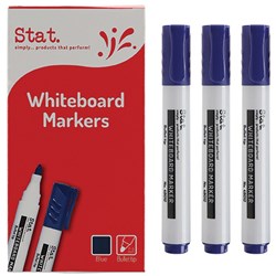 STAT WHITEBOARD MARKER BULLET 1.3mm Blue