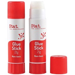 STAT GLUE STICK PVP CLEAR 21GM