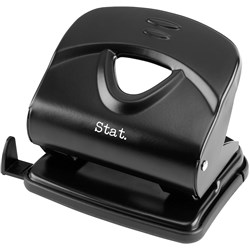 STAT HOLE PUNCH 2 Hole Heavy Duty Black 30 sheets