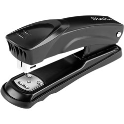 STAT STAPLER Half Strip Metal Black