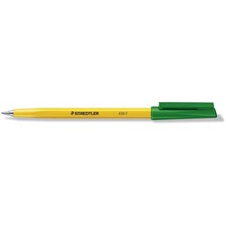 STAEDTLER BALLPOINT PEN Stick 430 Fine Green