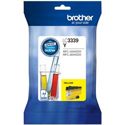 BROTHER INK CARTRIDGE LC-3339XLY High Yield Yellow