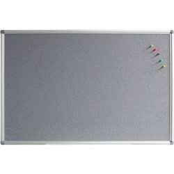 RAPIDLINE PINBOARD 1200mm W x 1200mm H x 15mm T Grey