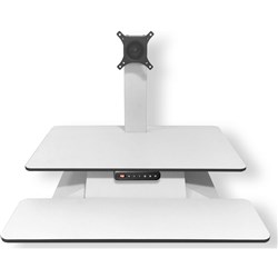 STANDESK MEMORY SIT STAND DESK 700 x 640 mm White