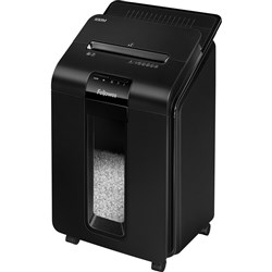 FELLOWES® SHREDDER 100M AutoMax AutoFeed Mini Cut Black