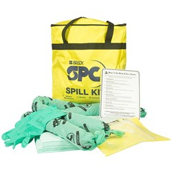 SPC VEHICLE SPILL KIT CHEMICAL 20L Green