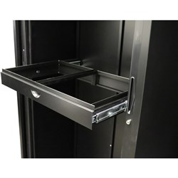GO TAMBOUR ROLL OUT FILE FRAME 900mmW Black
