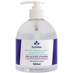 Dynatise Hand Sanitiser Gel 70% ALCOHOL 500ml