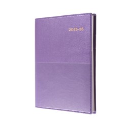 Collins Vanessa Financial Year Diary Week To View A4 Purple