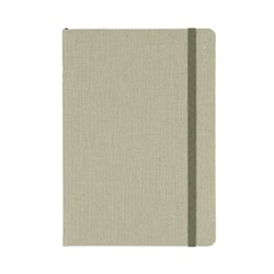 Debden Designer Diary Day To A Page A5 Textured Fabric Green