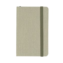 Debden Designer Diary Week To View D36 Textured Fabric Green