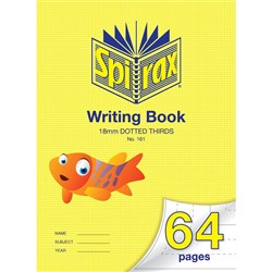 Spirax Writing Book 161 335x240mm 64 Page 18mm Ruled