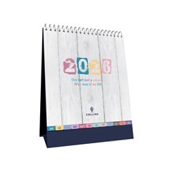 Collins Desktop Calendar 175x220mm Month To View Brighton