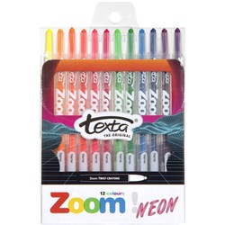 Texta Zoom Crayon Pack12 Colours Pack12
