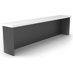 Rapidline Worker Desk Hob 400Hx1500Wx350mmD Natural White and Ironstone
