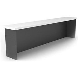 Rapidline Worker Desk Hob 400Hx1800Wx350mmD Natural White and Ironstone