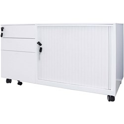 Rapidline Caddy Right Hand Tambour Door 615Hx1050Wx500mmD White