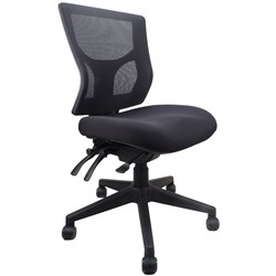 Rapid Milan Operator Chair Mesh Back Black