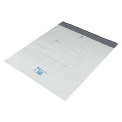 Protext Polycell Plastic Courier Bag 600mm x 650mm White Pack of 50