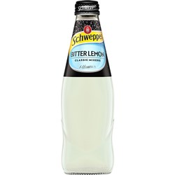 Schweppes Bitter Lemon Glass 300ml Pack of 24