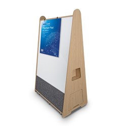 Visionchart IdeaBoard Double Sided Whiteboard Magnetic A-Frame 1000W x 700D x 1820mmH