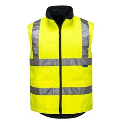 Portwest Hi-Vis Reversible Vest Medium Yellow