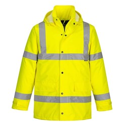 Portwest Hi-Vis Winter Traffic Jacket 2XL Yellow