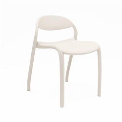 Rapidline Flexi Junior Stacking Chair Polypropylene White