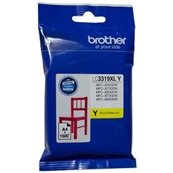 BROTHER LC3319XL YELLOW HIGH YIELD INK CARTRIDGE