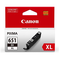 CANON INKJET CARTRIDGE CLI651XL Black