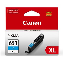 CANON INKJET CARTRIDGE CLI651XL Cyan