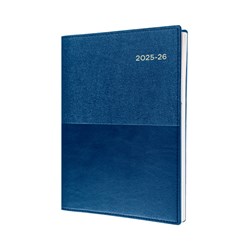 Collins Vanessa Financial Year Diary A5 1 Day to Page 1 Hour Blue