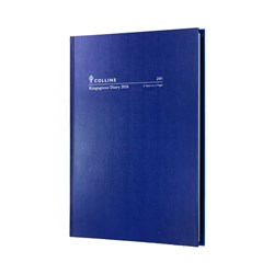 DIARY A5 2 DAY PAGE KINGSGROVE #281 HARDCOVER BLUE 52PCBL