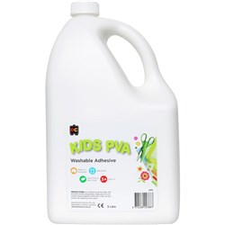 EC KIDS WASHABLE PVA GLUE 5 Litre