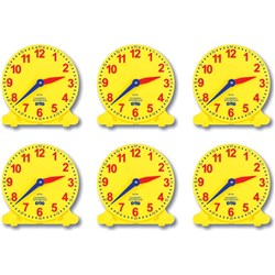 LEARNING CAN BE FUN Student Clocks Set 6