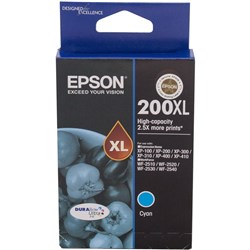EPSON INK CARTRIDGE 200XL Cyan High Yield
