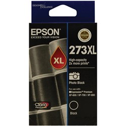 EPSON INK CARTRIDGE 273XL Photo Black High Yield