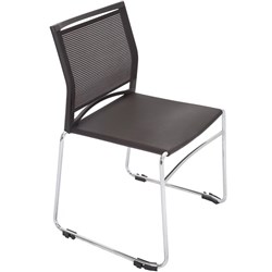MESH BACK SLED BASE VISITOR CHAIR- LINKING