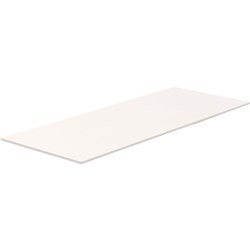 Rectangle Melamine Table or Desk Top Only 1200Wx600D 25mm Thick White