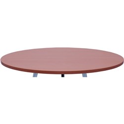 Rapidline Melamine Round Table Top Only 25mm Thick 900mm Diameter Cherry