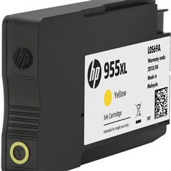HP #955XL INKJET CARTRIDGE YELLOW HIGH YIELD 600PGS L0S69AA