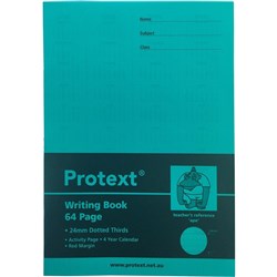 PROTEXT POLY WRITING BOOK 24mm Dotted Thirds 64pg - Ape