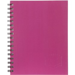 Spirax 511 Hard Cover Notebook A5 200 Page Pink