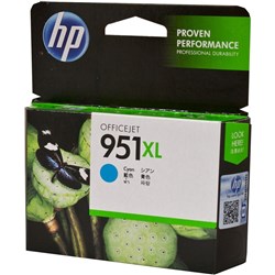 HP NO #951XL INK CARTRIDGE Cyan High Yield